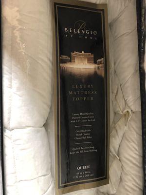 6/2//19. Sunday afternoon. Bellagio, Las Vegas, at home luxury mattress topper for Queen sized.