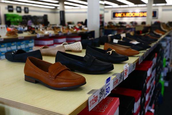 Dress Shoe Section of Store