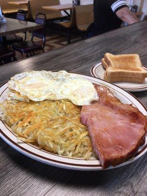 Ham Steak Breakfast