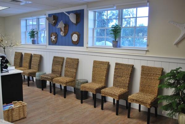 Clean and comfortable waiting room!