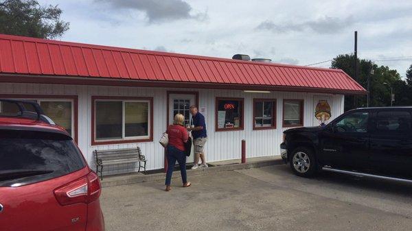 Unassuming store front