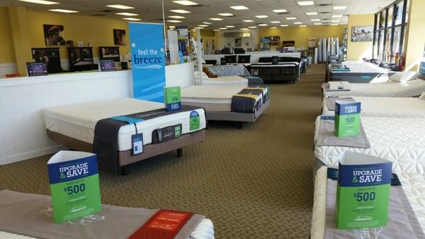 Tempurpedic Elite retailer.  We also carry a full line up of Sealy, S & F, Octaspring, Nature's Sleep, and Symbol mattresses.