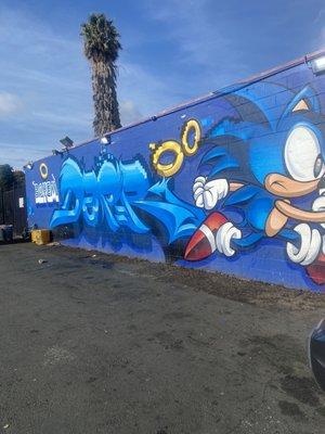 Sonic Wall featuring Sonic the Hedgehog