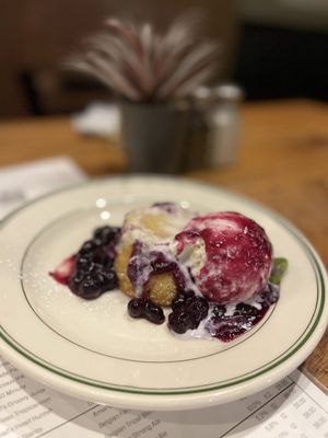 Warm Blueberry Butter Cake