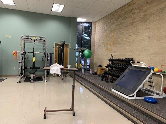 Physical therapy area