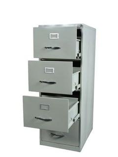 Free office furniture recycling: anything metal- filing cabinets, desks, tables, electronics, wires, cubicles