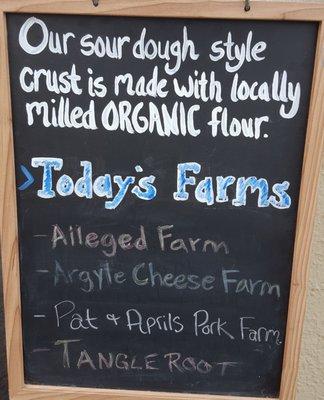 Locally sourced!!!