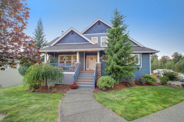 This was one of my favorite homes to help sell.  It's all about the wrap around porch!