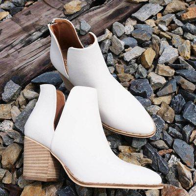 WOMEN'S BOOTIES WHITE