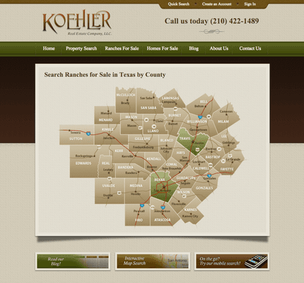 Search Ranches For sale in Texas by County