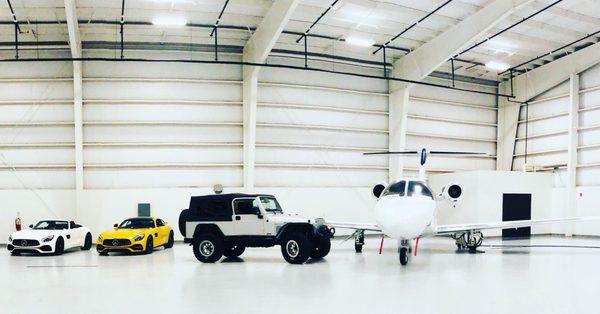 Jeep Wrangler in the Hangar!