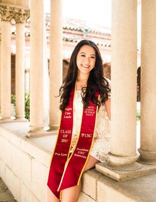 So happy with my grad sash! All thanks to King's! :)