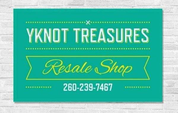 Yknot Treasures Sign