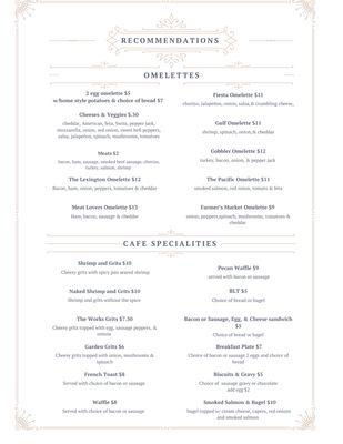 Revised Menu