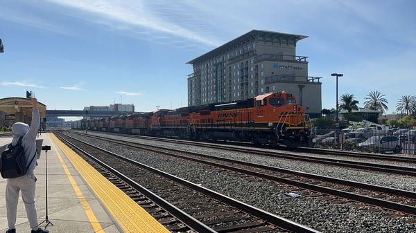 The long BNSF train