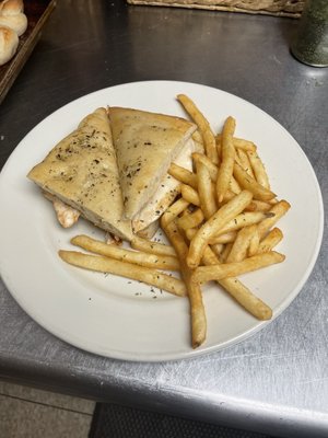 Focaccia bread on our Signature lunch special