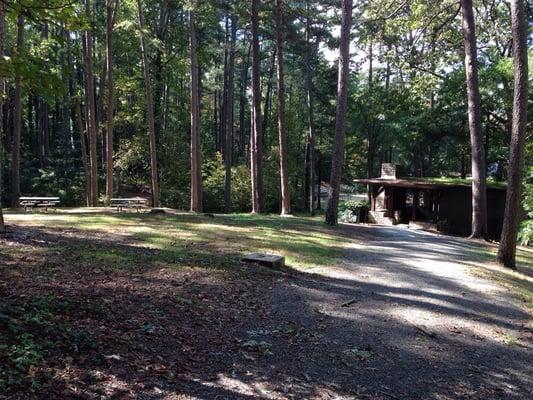 Picnic area with shelter