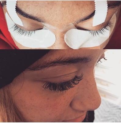 Volume lash extensions