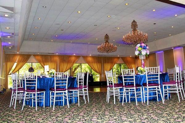 This opulent venue is perfect for those seeking an upscale location for a reasonable price.