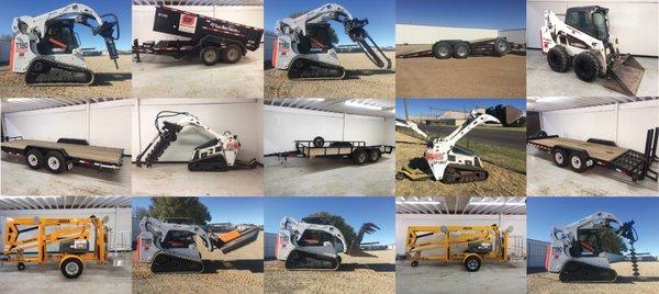 Construction and Landscaping Equipment for Rent!