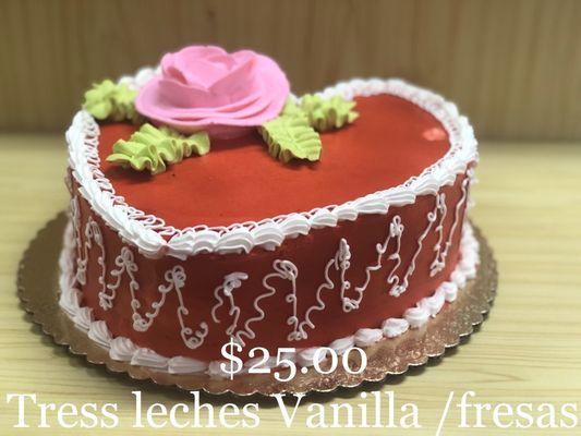 Tres Leche's valentine Cakes's