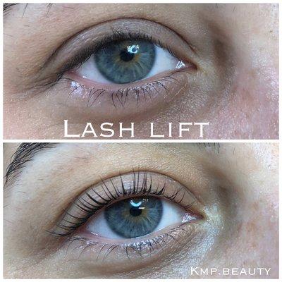 Lash lift. Lasts 8-12 weeks