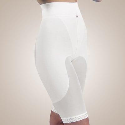 Medical Compression Garment Style 1453 -  Non-Zippered Above-Knee Girdle http://goo.gl/3oOZrM