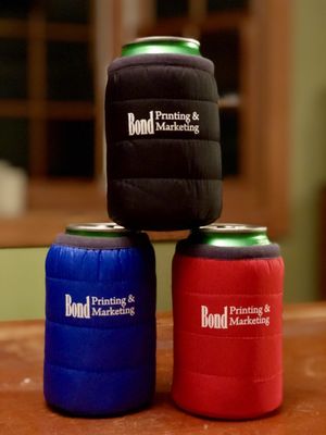 Puffy jacket coozie's