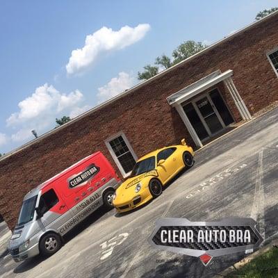 Clear Auto Bra St Louis new headquarters for paint protection film clear bra installations