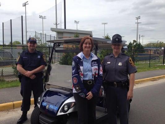 I was invited to be part of the VA State Trooper's Distracted Driving Simulator program at Thomas Edison HS - April 2015