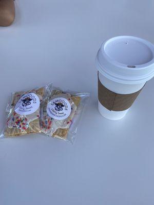 Homemade poptarts with the drip coffee