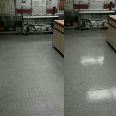 Before/After Floor Job