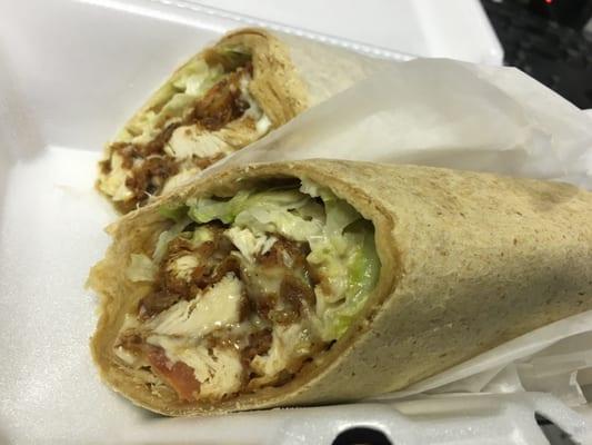 Honey Mustard Chicken Finger wrap