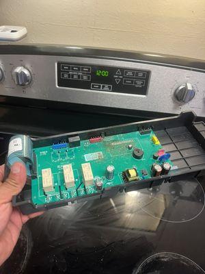 Oven board replacement