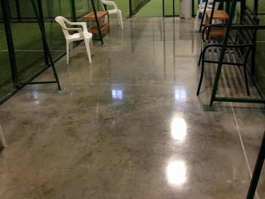 Stain-Crete chemically reacts with cured concrete to provide a distinctive, permanent color with a subtly shaded marbled effect...