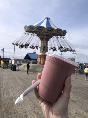 Jellyfish smoothie with Nutella