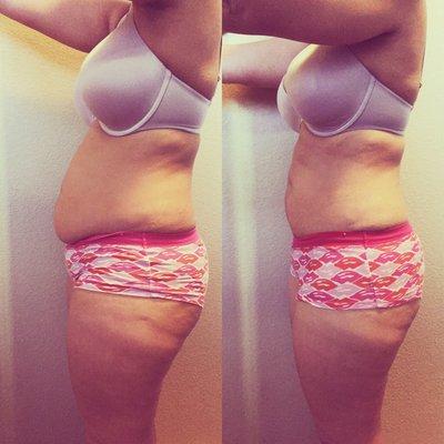 results after one full body wrap