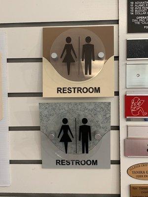 Custom Restroom signs of all kinds