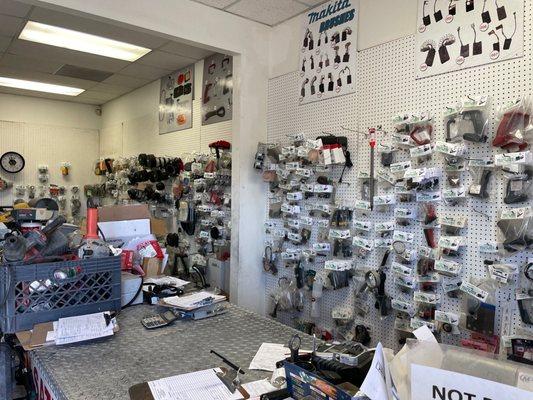 Lots of parts in stock.