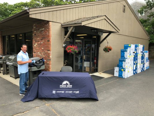 MassSave Dehumidifier Turn-In event at our Vineyard Haven location.