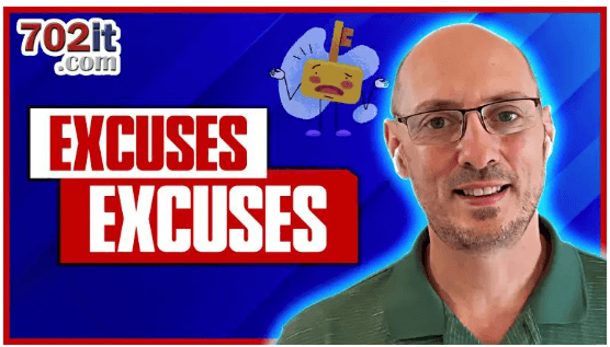 Excuses, Excuses

Watch the video: https://702it.com/excuses-excuses/