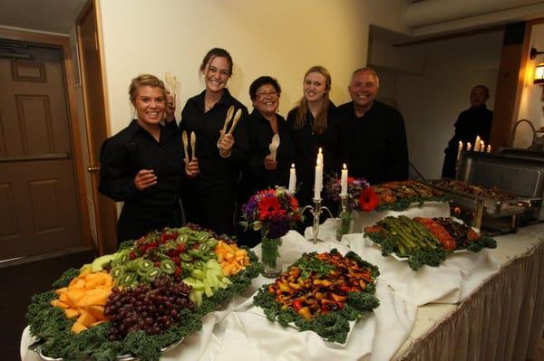 On-Site Caterers & Staff