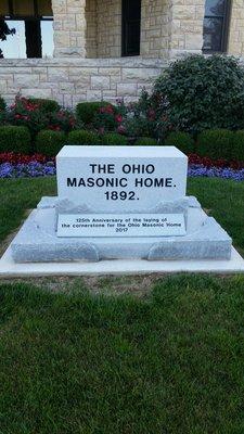 In front of The Ohio Masonic Home