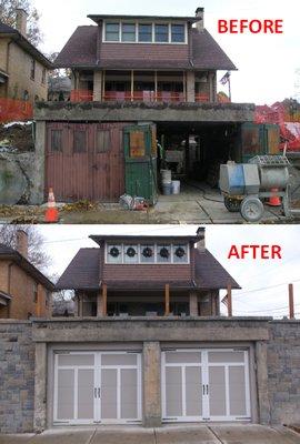 What a difference new garage doors can make!