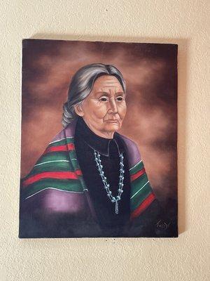 Unframed Navajo elder