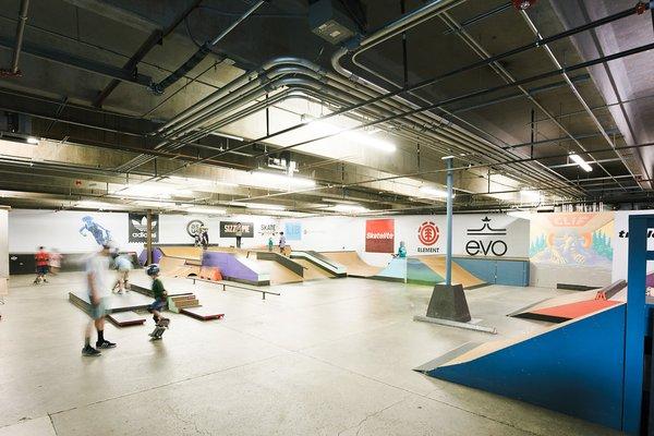 Seattle's only indoor skateboard park.