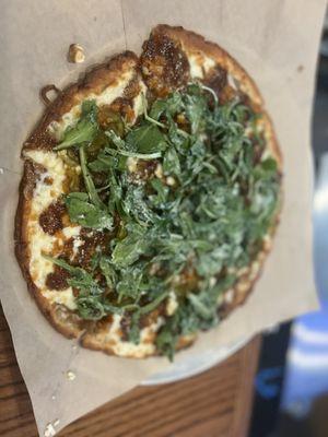 Sweet potato pizza w/ cauliflower crust