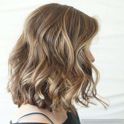 Balayage and beachy waves!