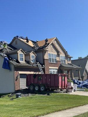 Roof replacement covered by insurance