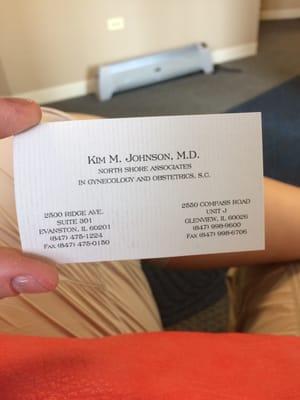 Really enjoy having Dr Johnson. I'm an athletic gal, and it's nice to have a doc whose lifestyle parallels mine.